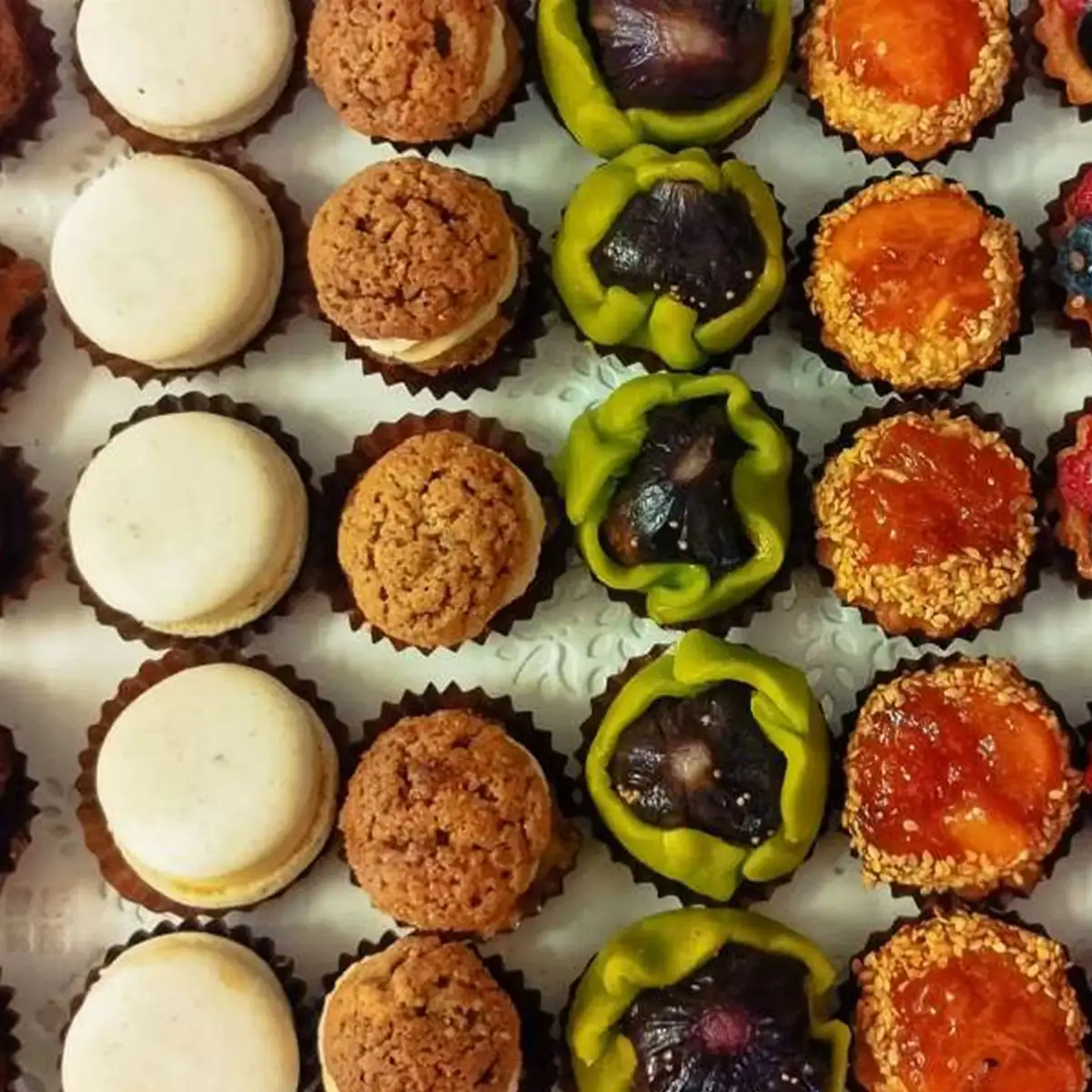 Plateaux de mignardises parfum